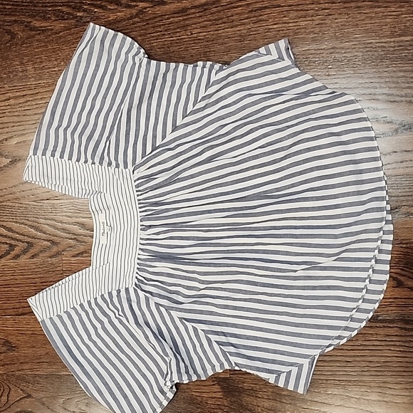Madewell Tops - Madewell Blue & White Striped Top